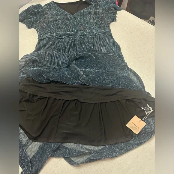 💜BloomChic Black Midi Dress - Picture 8 of 12